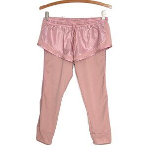 Adidas by Stella McCartney Pink Shorts over Leggings S